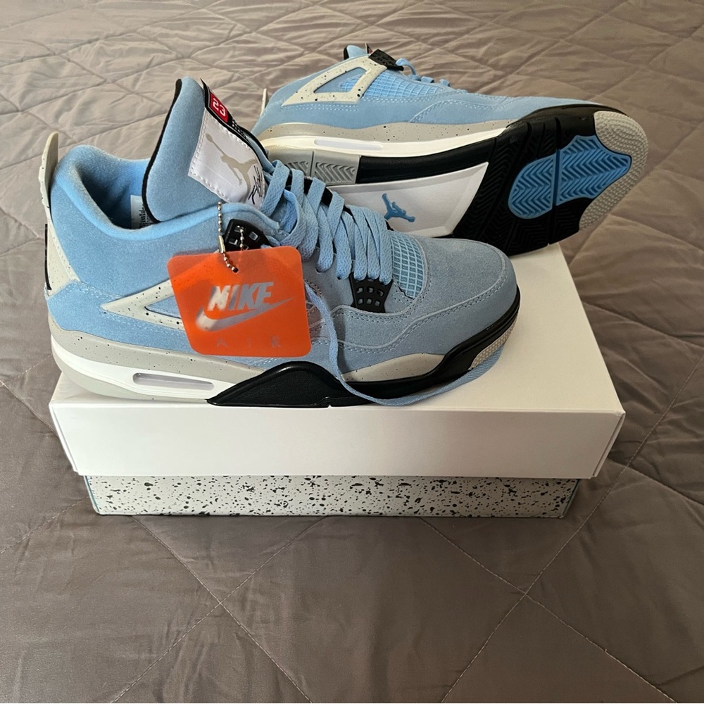 Jordan 4 University Blue ($75 is the lowest I’m going)